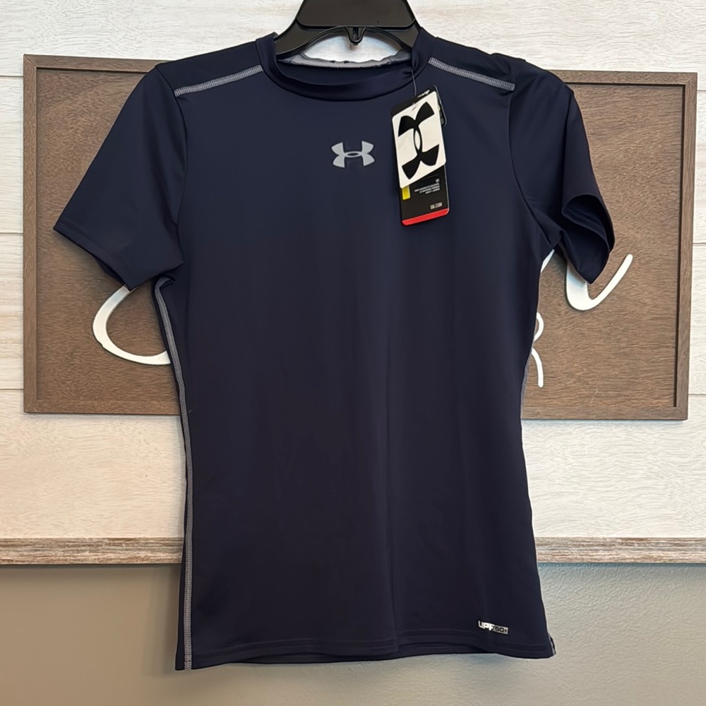 Under Armour Kids Navy Blue Shirt